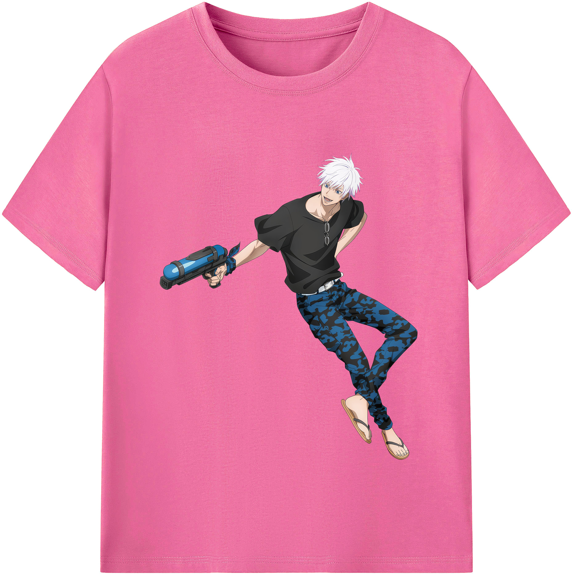 （画像用） 呪術廻戦 Jujutsu Kaisen レディースカジュアルプリントTシャツ（綿100％）